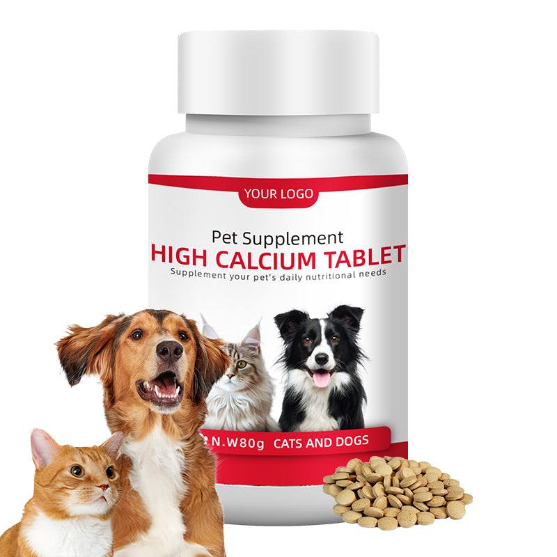 Dog liver supplement high calcium tablets with milk thistle for liver and kidney support in dogs and cats