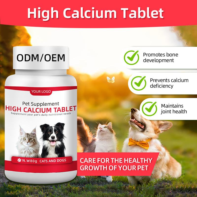 Dog Liver Supplement high calcium tablets for liver and kidney support in dogs and cats with natural ingredients