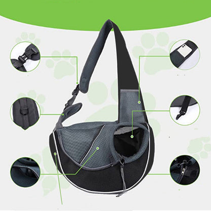 Carrying Pets Bag Women Outdoor Portable Crossbody Bag For Dogs Cats Pet Products with adjustable strap and breathable design.