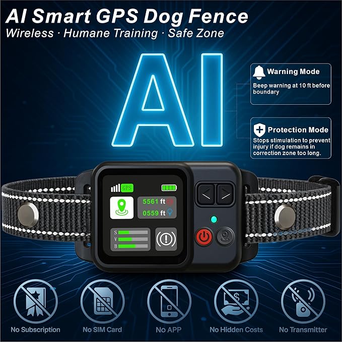 Artificial Intelligence Dog GPA Electronic Fence