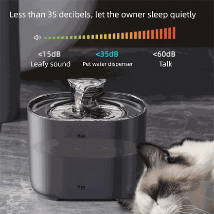 Automatic pet drinking fountain