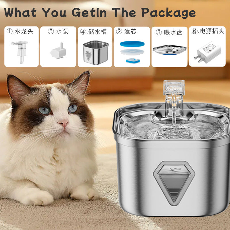 Pet automatic water dispenser