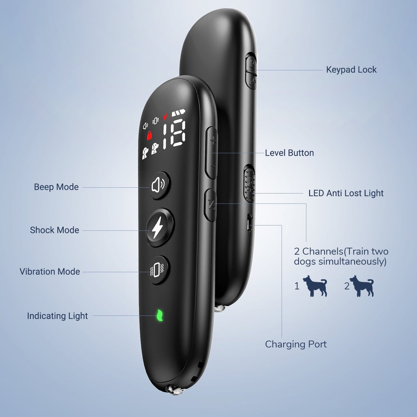 PetSafe Core Dog Training Collar with remote control, waterproof, 1600ft range, 3 training modes, and dual dog channels